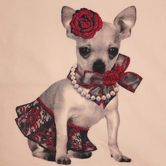 🌴 NWT Justice Chihuahua T-Shirt - Picture 2 of 6